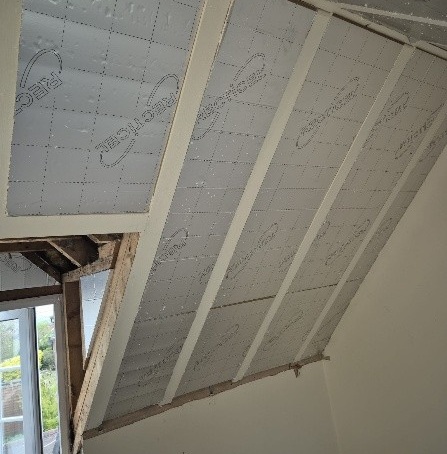 Internal wall and ceiling insulation